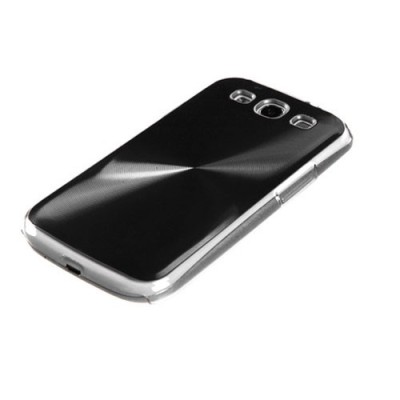 CD stiliaus juodas Samsung Galaxy S3 i9300 dėklas (dėkliukas, nugarėlė) / Priedai.lt