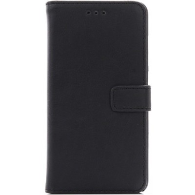 Asus Zenfone 3 Laser (ZC551KL) atvēramais ādas melns retro maciņš (maks) / Vacins.lv