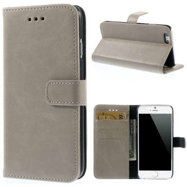 „Retro“ atverčiamas dėklas - smėlio spalvos (iPhone 6 / 6s)