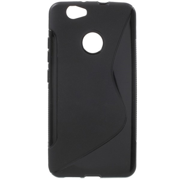 Kieto silikono (TPU) dėklas - juodas (Nova)