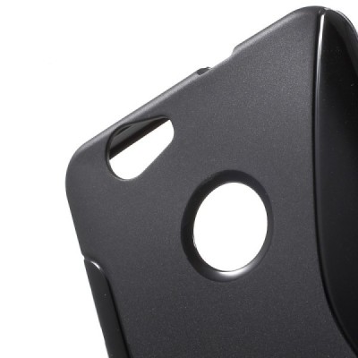 Huawei Nova kieto silikono TPU juodas dėklas - nugarėlė / Priedai.lt