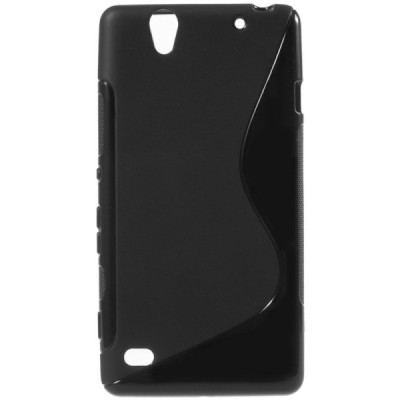 Sony Xperia C4 (E5303, E5306, E5353) kieto silikono TPU juodas dėklas - nugarėlė / Priedai.lt