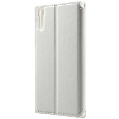 Roar Noble atverčiamas Sony Xperia XZ baltas odinis dėklas / Priedai.lt