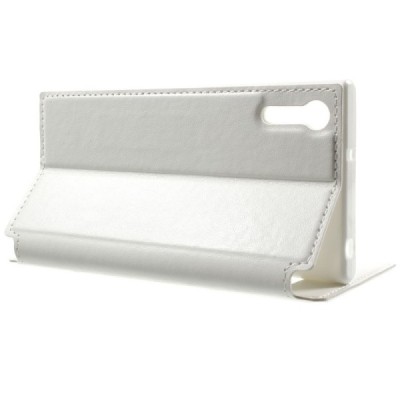 Roar Noble atverčiamas Sony Xperia XZ baltas odinis dėklas / Priedai.lt