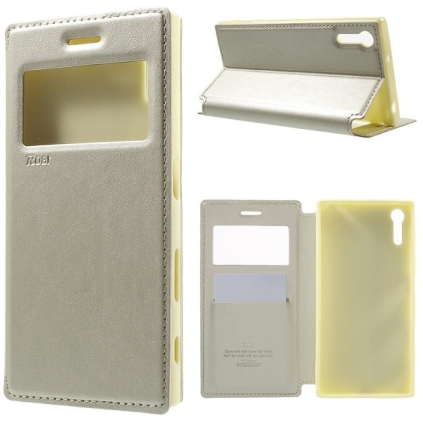 „Roar“ Noble atverčiamas dėklas - auksinis (Xperia XZ / XZs)