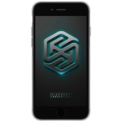 Apple iPhone 7 (iPhone 8) Nillkin Nature dzidrs (caurspīdīgs) silikona pelēks apvalks / Vacins.lv