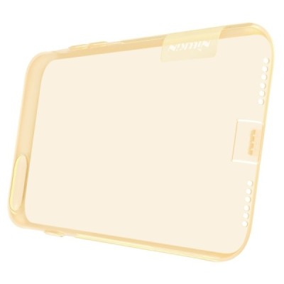 Apple iPhone 7 (iPhone 8) Nillkin Nature dzidrs (caurspīdīgs) silikona brūns apvalks / Vacins.lv