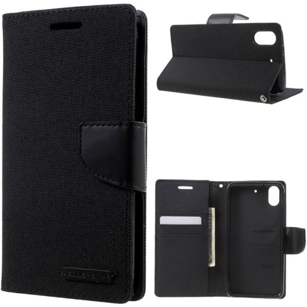 „Mercury“ atvērams maciņš - melns (Desire 626)