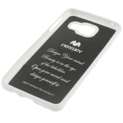 Samsung Galaxy A3 (2016) baltas Mercury kieto silikono (TPU) dėklas / Priedai.lt