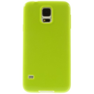 Samsung Galaxy S5 (S5 Neo) Jelly Case zaļš cieta silikona (TPU) futrālis / Vacins.lv