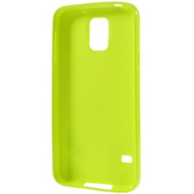 Samsung Galaxy S5 (S5 Neo) Jelly Case zaļš cieta silikona (TPU) futrālis / Vacins.lv