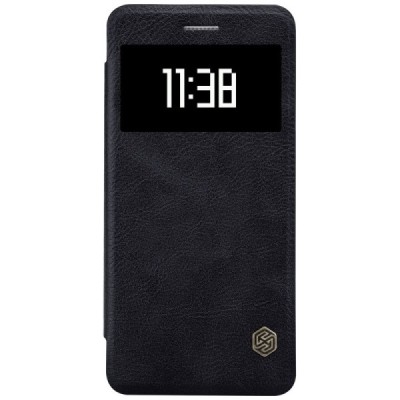 Greznais „Nillkin“ Qin sērijas ādas atvērams melns Xiaomi Mi 5S maciņš / Vacins.lv