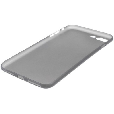 Ploniausias pasaulyje plastikinis skaidrus Apple iPhone 7 Plus (iPhone 8 Plus) juodas dėklas - nugarėlė / Priedai.lt