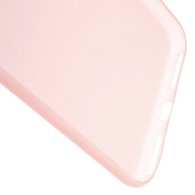 Ploniausias pasaulyje plastikinis skaidrus Apple iPhone 7 Plus (iPhone 8 Plus) šviesiai rožinis dėklas - nugarėlė / Priedai.lt