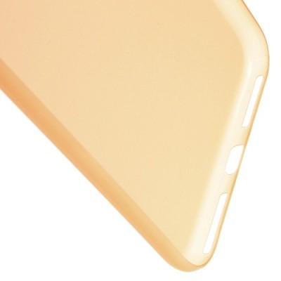 Ploniausias pasaulyje plastikinis skaidrus Apple iPhone 7 Plus (iPhone 8 Plus) oranžinis dėklas - nugarėlė / Priedai.lt