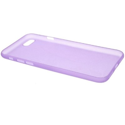 Ploniausias pasaulyje plastikinis skaidrus Apple iPhone 7 (iPhone 8) violetinis dėklas - nugarėlė / Priedai.lt