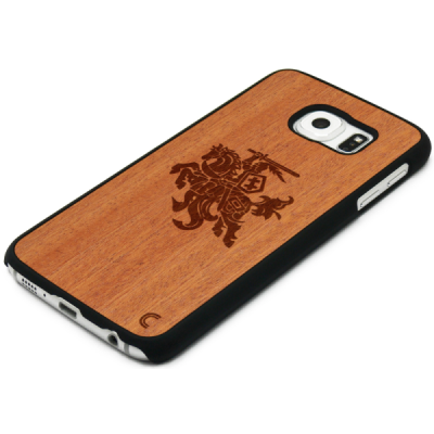 Samsung Galaxy S6 (G920) „Crafted Cover“ Vytis dabīga koka telefona apvalks / Vacins.lv