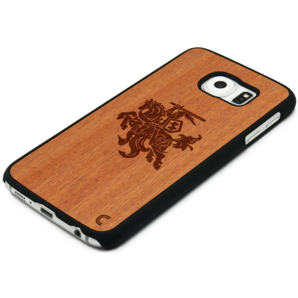 „Crafted Cover“ dabīga koka apvalks - Vytis (Galaxy S6)