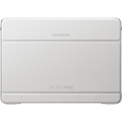 Origināls Samsung Galaxy Note 10.1 2014 P600 (P605) Book Cover ādas atvēramais balts futrālis / Vacins.lv