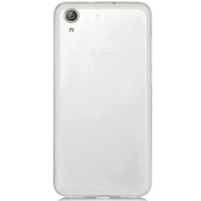 Huawei Y6 II (Huawei Y6 2, Huawei Honor 6, Huawei Honor Play 6, Huawei Honor 6 Play) dzidrs (caurspīdīgs) cieta silikona TPU pas