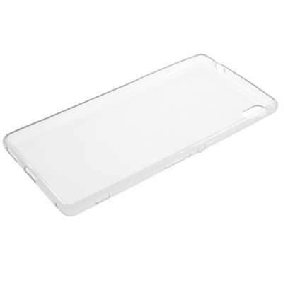 Sony Xperia XA Ultra (F3212, F3216) skaidrus (permatomas) kieto silikono TPU ploniausias pasaulyje bespalvis dėklas / Priedai.lt
