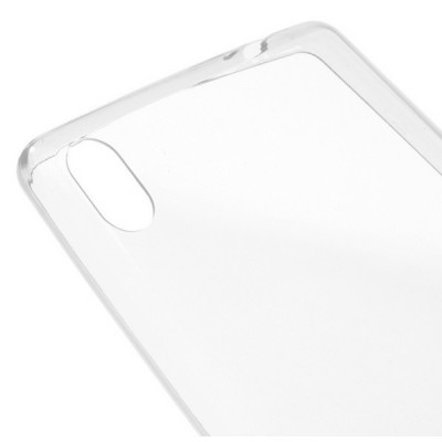 Sony Xperia XA Ultra (F3212, F3216) skaidrus (permatomas) kieto silikono TPU ploniausias pasaulyje bespalvis dėklas / Priedai.lt