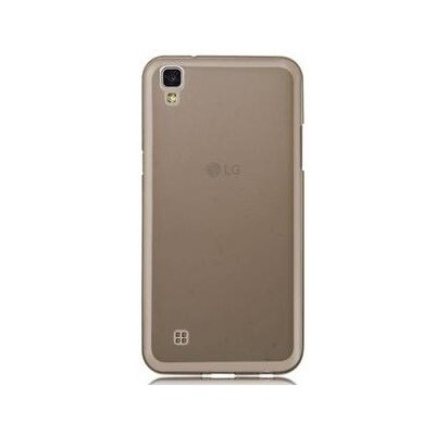 LG X Power (K220DS) cieta silikona (TPU) dzidrs pelēks apvalks / Vacins.lv