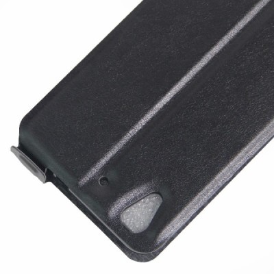 Huawei Y6 II (Huawei Y6 2, Huawei Honor 6, Huawei Honor Play 6, Huawei Honor 6 Play) klasikinis vertikaliai atverčiamas juodas o