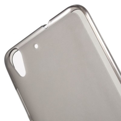 Huawei Y6 II cieta silikona (TPU) dzidrs pelēks apvalks / Vacins.lv