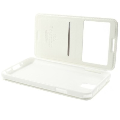 Roar Noble atverčiamas Samsung Galaxy Note 3 (N9005, N9002, N9000) baltas odinis dėklas / Priedai.lt