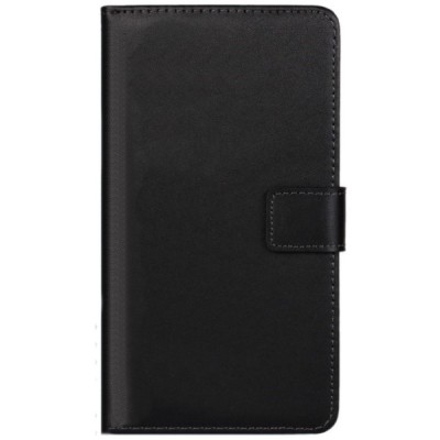 Samsung Galaxy Note Edge (N915FY) atvēramais ādas melns maciņš (maks) / Vacins.lv