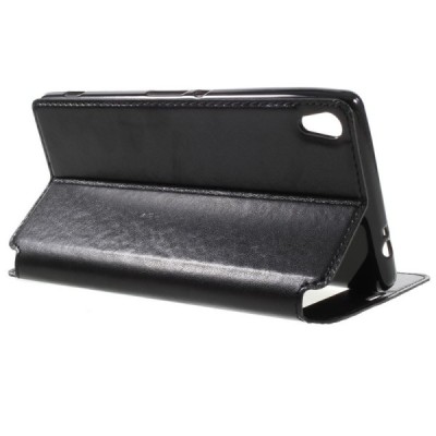 Roar Noble atverčiamas Sony Xperia XA Ultra (F3212, F3216) juodas odinis dėklas / Priedai.lt