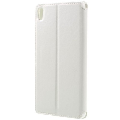 Roar Noble atverčiamas Sony Xperia XA Ultra (F3212, F3216) baltas odinis dėklas / Priedai.lt