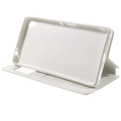 Roar Noble atverčiamas Sony Xperia XA Ultra (F3212, F3216) baltas odinis dėklas / Priedai.lt