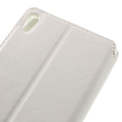 Roar Noble atverčiamas Sony Xperia XA Ultra (F3212, F3216) baltas odinis dėklas / Priedai.lt