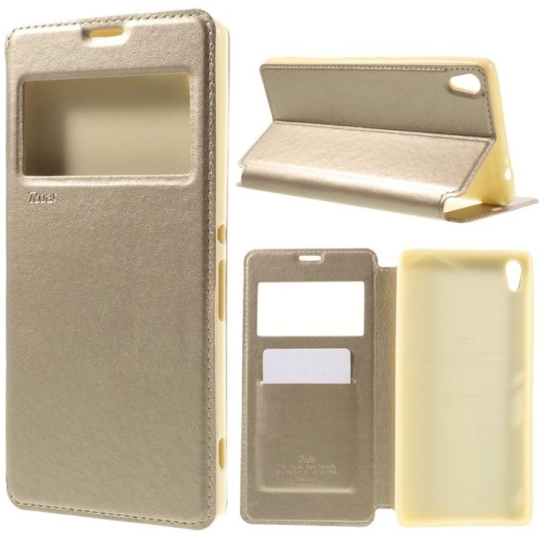 „Roar“ Noble atverčiamas dėklas - auksinis (Xperia XA Ultra)