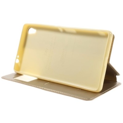 Roar Noble atverčiamas Sony Xperia XA Ultra (F3212, F3216) auksins odinis dėklas / Priedai.lt