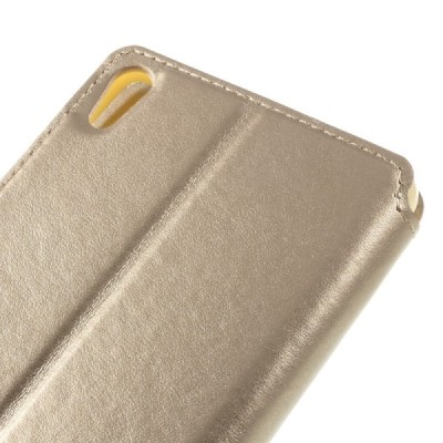 Roar Noble atverčiamas Sony Xperia XA Ultra (F3212, F3216) auksins odinis dėklas / Priedai.lt