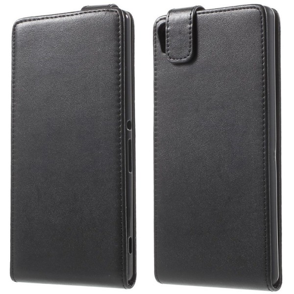 Vertikāli atvēramais futrālis - melns (Xperia XA Ultra)