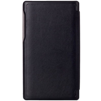 Lenovo Tab2 A7-10 atverčiamas juodas odinis dėklas - knygutė / Priedai.lt