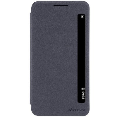 LG X Power (K220DS) „Nillkin“ Sparkle atvēramais pelēks maciņš / Vacins.lv