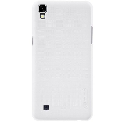 LG X Power (K220DS) Nillkin Frosted Shield balts plastmasas apvalks + ekrāna aizsargplēve / Vacins.lv