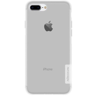 Apple iPhone 7 Plus (iPhone 8 Plus) Nillkin Nature plonas skaidrus (permatomas) silikoninis TPU bespalvis dėklas / Priedai.lt