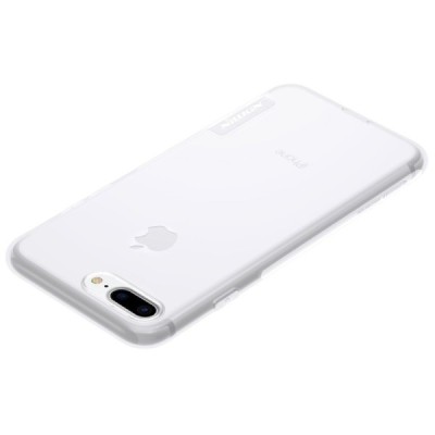 Apple iPhone 7 Plus (iPhone 8 Plus) Nillkin Nature plonas skaidrus (permatomas) silikoninis TPU bespalvis dėklas / Priedai.lt