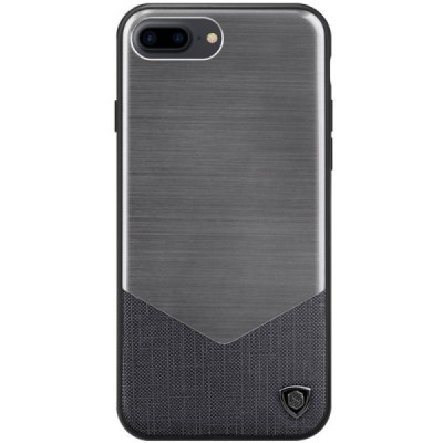 Apple iPhone 7 Plus (iPhone 8 Plus) Nillkin Lensen prabangus juodas dėklas (dėkliukas) / Priedai.lt