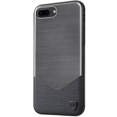 Apple iPhone 7 Plus (iPhone 8 Plus) greznais Nillkin Lensen melns maciņš / Vacins.lv