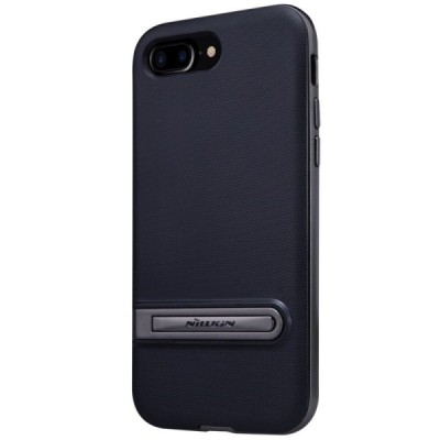 Nillkin Youth Kickstand pastiprinātas aizsardzības melns apmales melnā krāsā Apple iPhone 7 Plus (iPhone 8 Plus) apvalks / Vacin