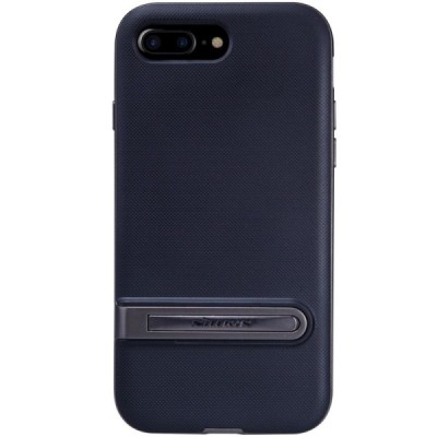 Nillkin Youth Kickstand sustiprintos apsaugos Apple iPhone 7 Plus (iPhone 8 Plus) juodas kieto silikono (TPU) ir plastiko dėklas