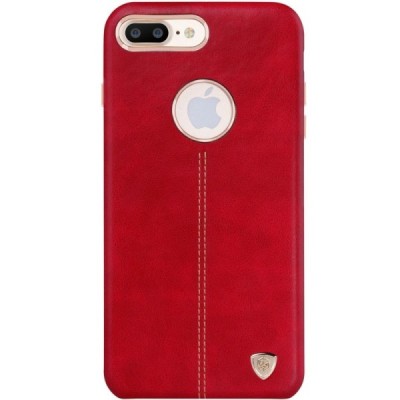 „Nillkin“ Englon Apple iPhone 7 Plus (iPhone 8 Plus) raudonas odinis dėklas - nugarėlė / Priedai.lt