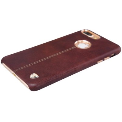 Apple iPhone 7 Plus (iPhone 8 Plus) „Nillkin“ Englon brūns ādas apvalks / Vacins.lv